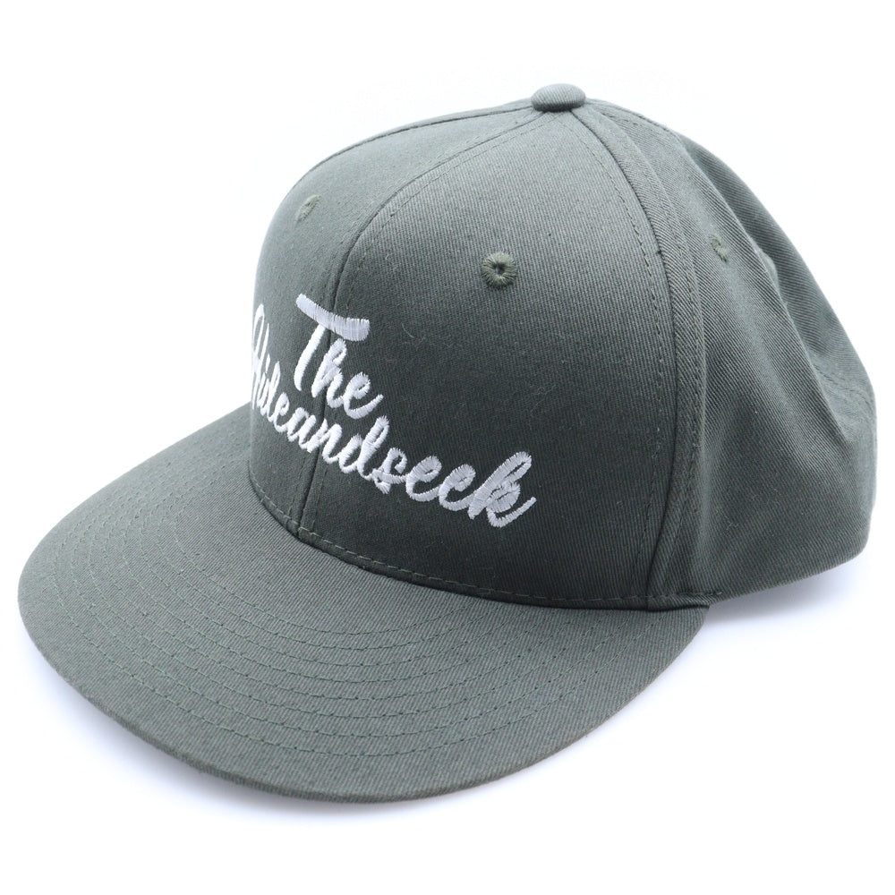 Hideandseek(ハイドアンドシーク) フロントロゴエンブロイダリー ベースボールキャップ 帽子 カーキ