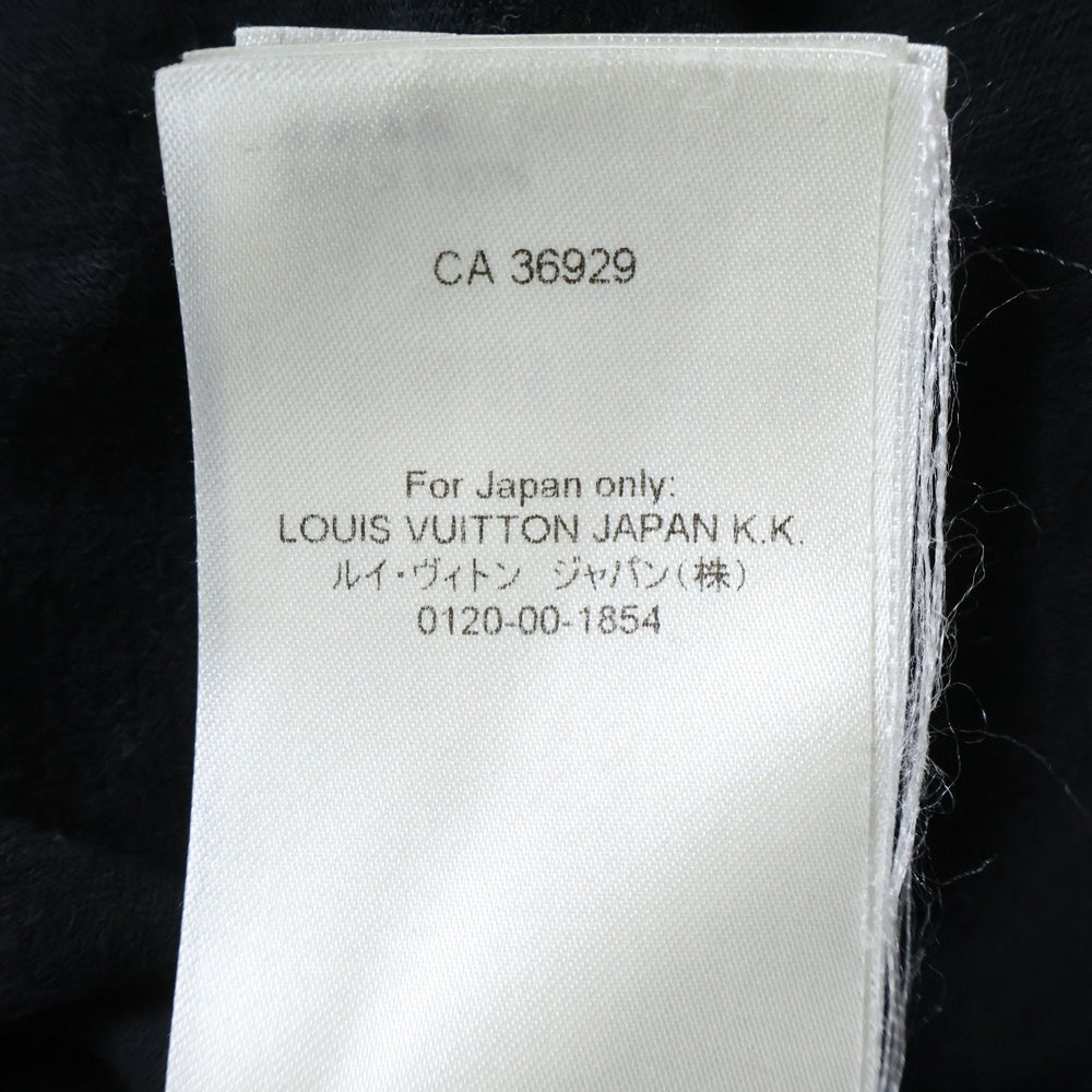LOUIS VUITTON(ルイヴィトン) 22SS テルモヒートリアクティブ ロゴ プリント 半袖 カットソー Tシャツ ブラック RM221M NPG HMY13W