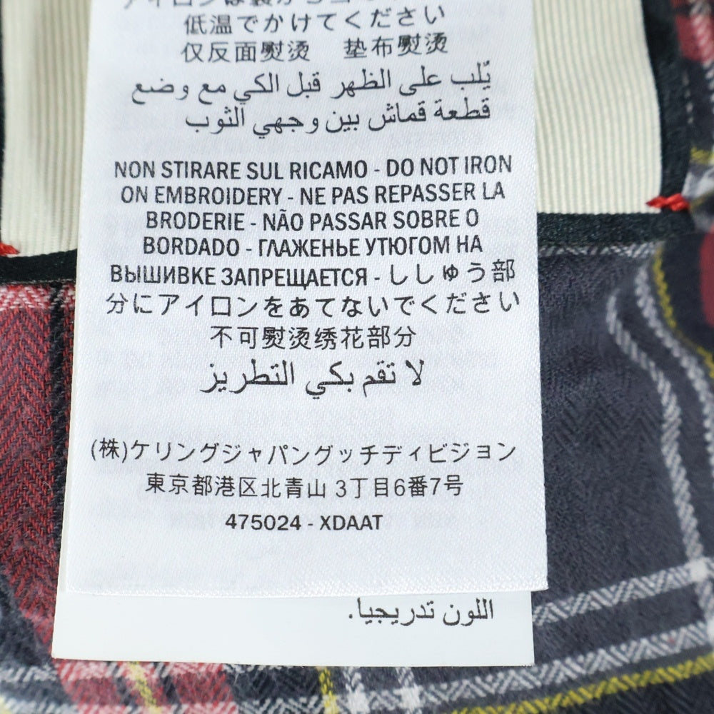 GUCCI(グッチ) GGアップリケ バックロゴ デニムジャケット インディゴ 475024 XDAAT