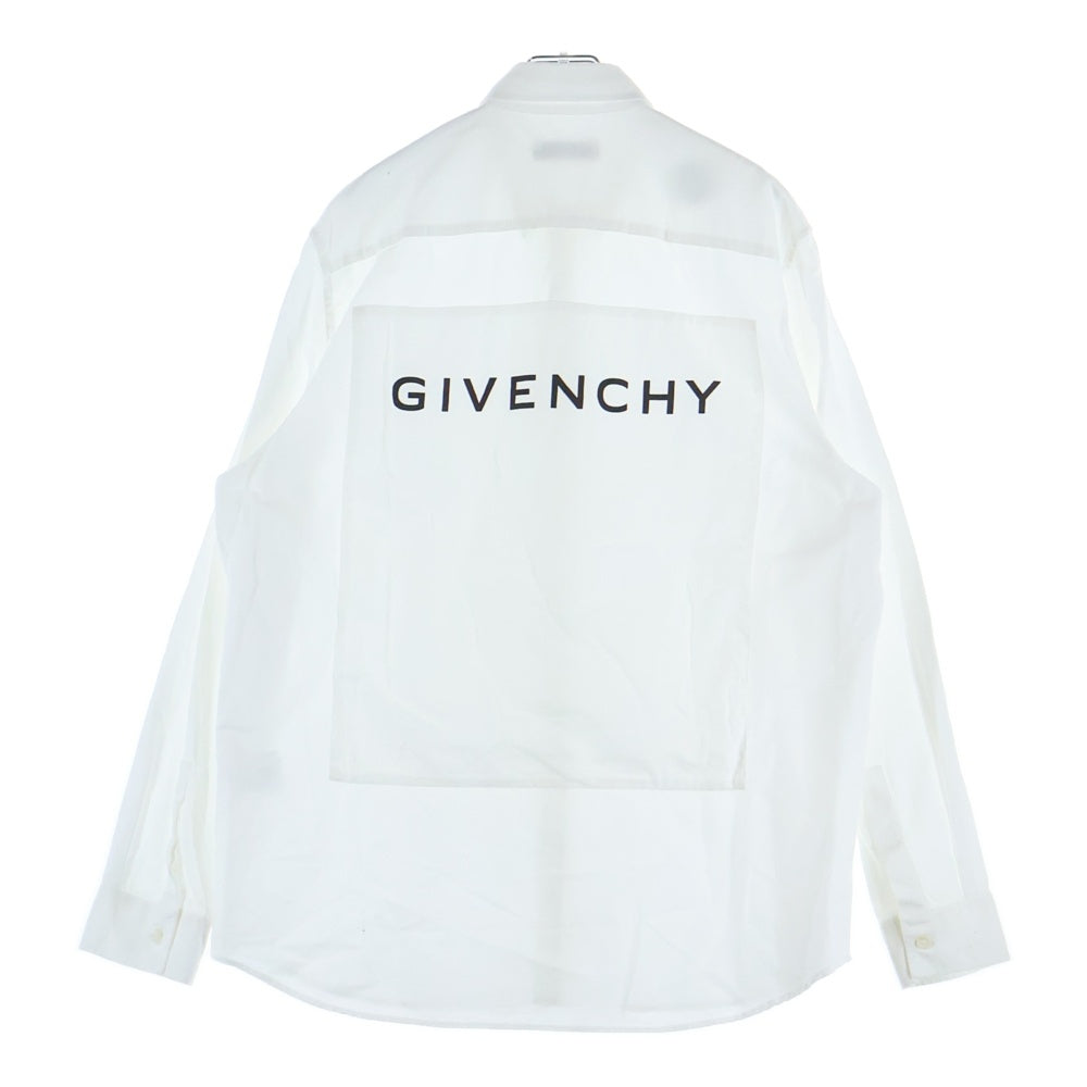 GIVENCHY(ジバンシィ) バッグロゴプリント 長袖シャツ ホワイト BM60H012AG