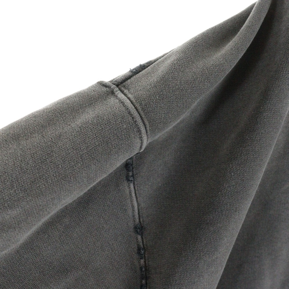 VETEMENTS(ヴェトモン) TEASE ME FADED HOODIE フロント プリント オーバーサイズ スウェットプルオーバーパーカー グレー