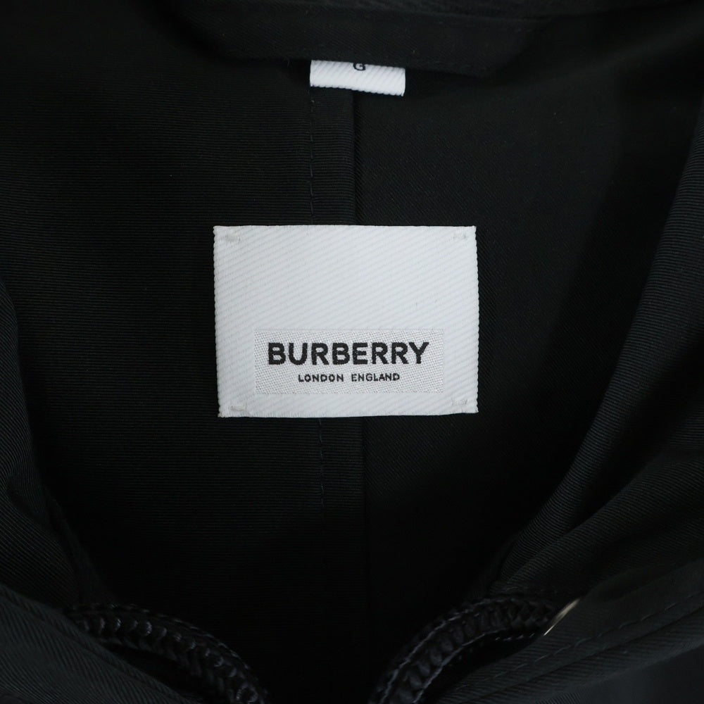 BURBERRY(バーバリー) MONOCHROME モノクローム ナイロン ジップアップ フーディジャケット ブラック 8024059