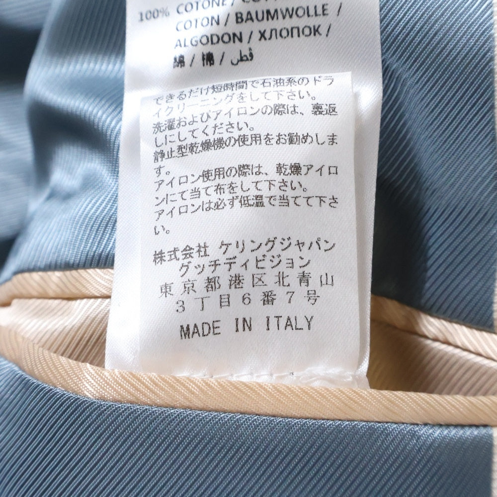 GUCCI(グッチ) 総柄 2B シングル テーラードジャケット ブラック 521888 Z335H