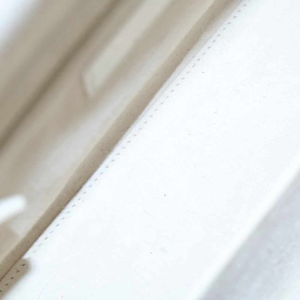 Christian Dior(クリスチャンディオール) レディディオール ミディアム マクロカナージュ レザー ショルダーハンドバッグ ホワイト レディース