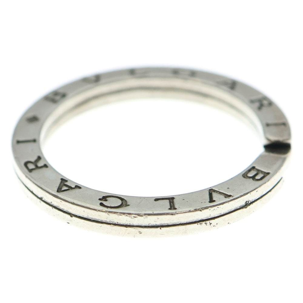 BVLGARI(ブルガリ) ロゴ刻印 キーリング シルバー レディース