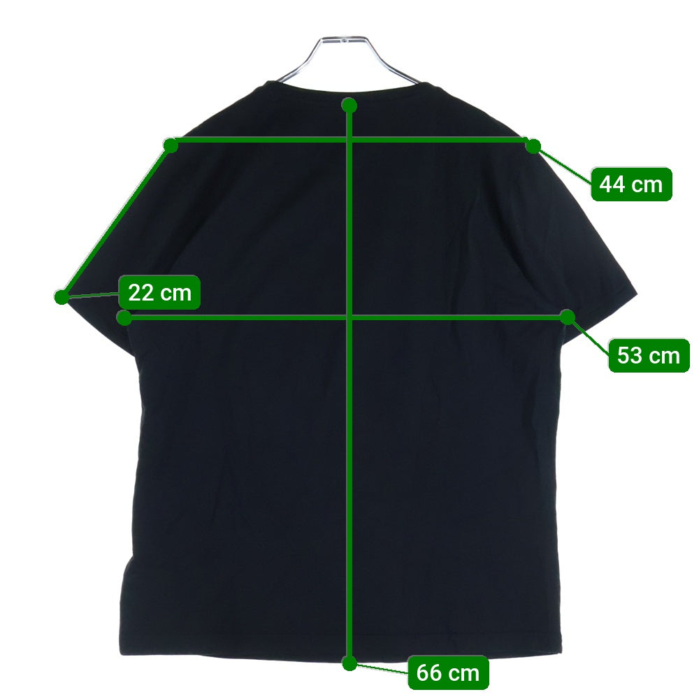 FENDI(フェンディ) Sequins Logo Tee ズッカ柄 スパンコール 半袖Tシャツ ブラック FY0895