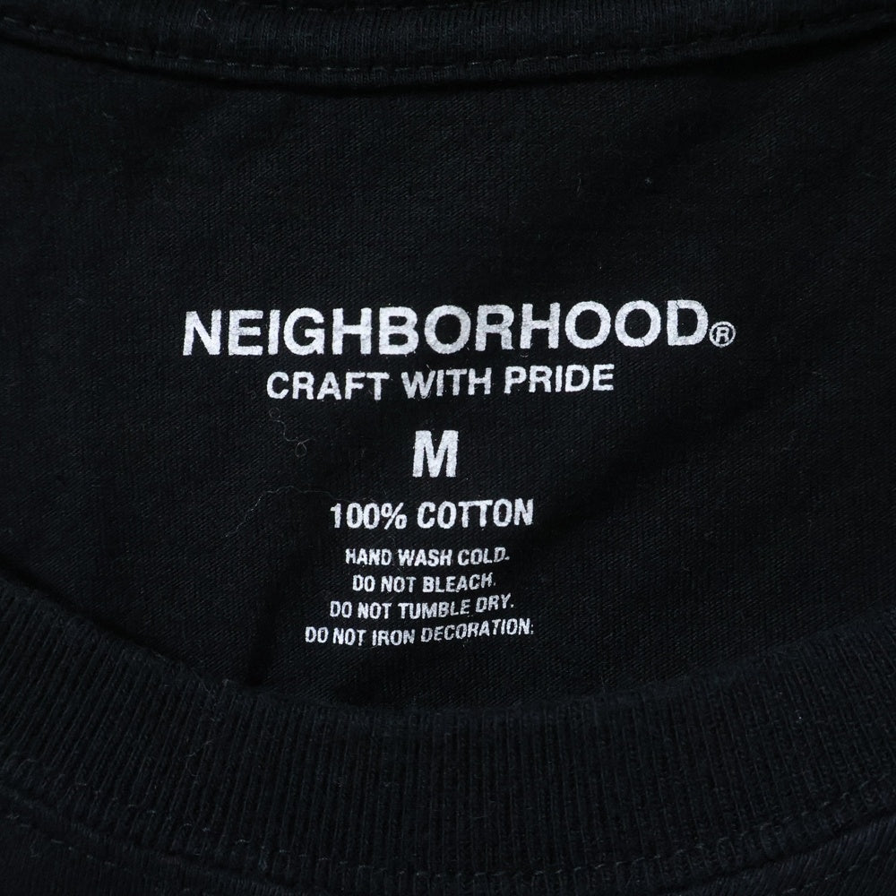NEIGHBORHOOD(ネイバーフッド) Logo S/S Tee ロゴ半袖Tシャツ ブラック