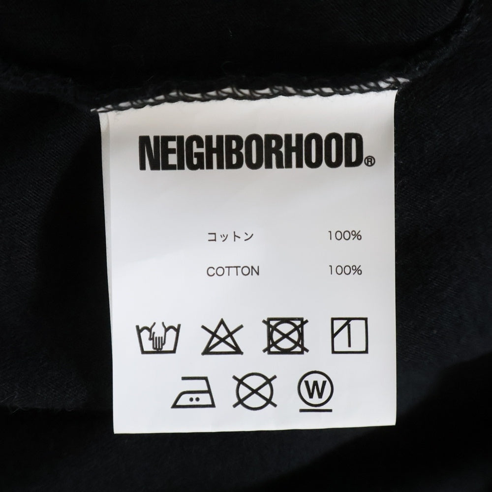 NEIGHBORHOOD(ネイバーフッド) Logo S/S Tee ロゴ半袖Tシャツ ブラック