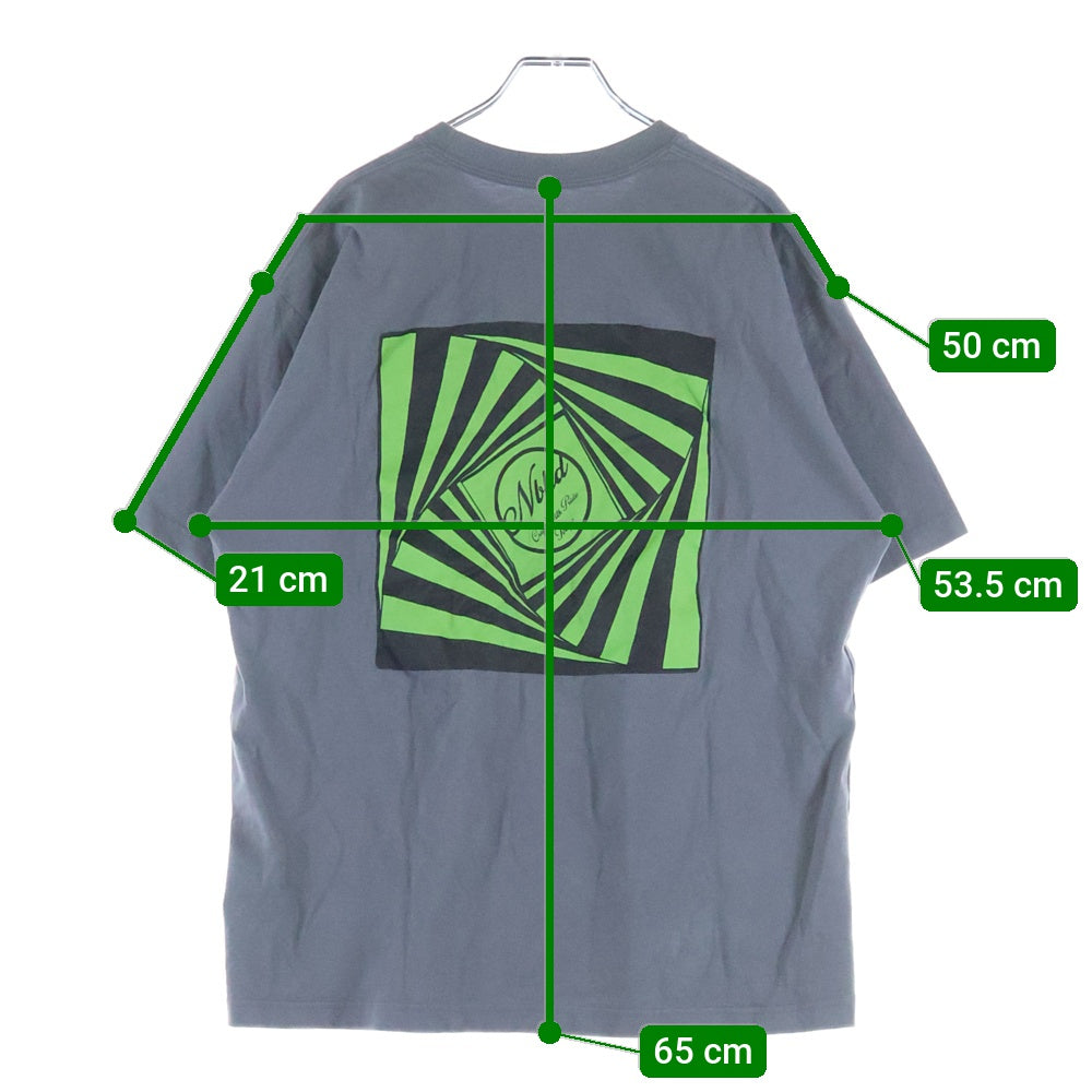 NEIGHBORHOOD(ネイバーフッド) ペイントロゴ 半袖Tシャツ グレー