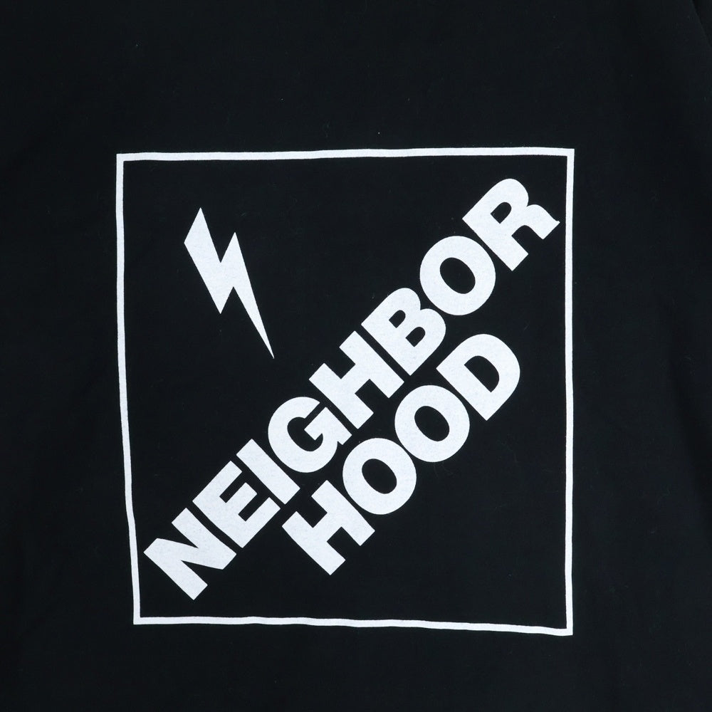 NEIGHBORHOOD(ネイバーフッド) 22AW CLASSIC LOGO SS クラシックロゴ 半袖Tシャツ ブラック 222TPNH-CSM07