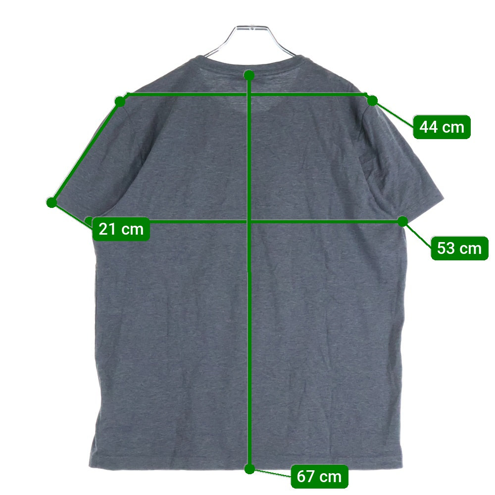 Salvatore Ferragamo(サルヴァトーレ フェラガモ) ガンチーニ刺繍 半袖ポケットTシャツ グレー