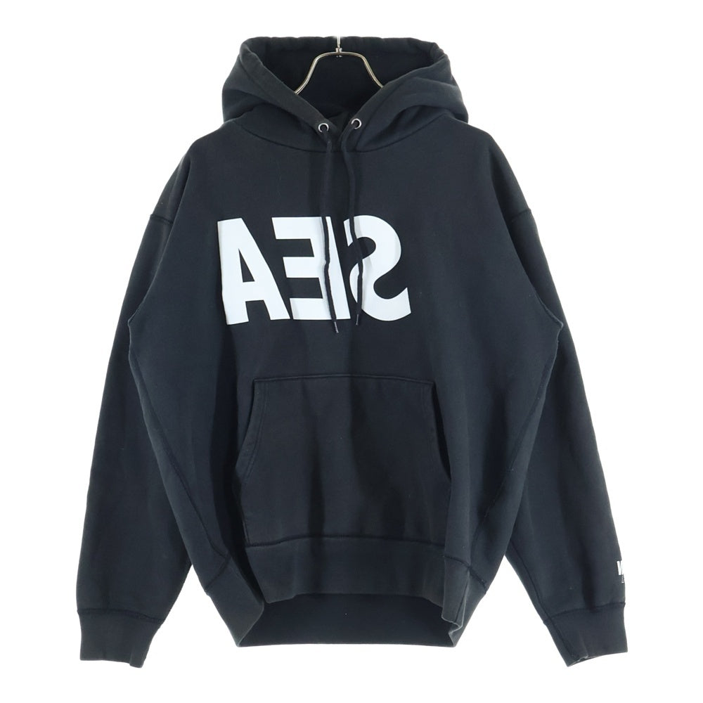 WIND AND SEA(ウィンダンシー) ×CASETiFY Logo Pullover Parka ケースティファイ ロゴ スウェット プルオーバーパーカー ブラック WDS-CSTF-04