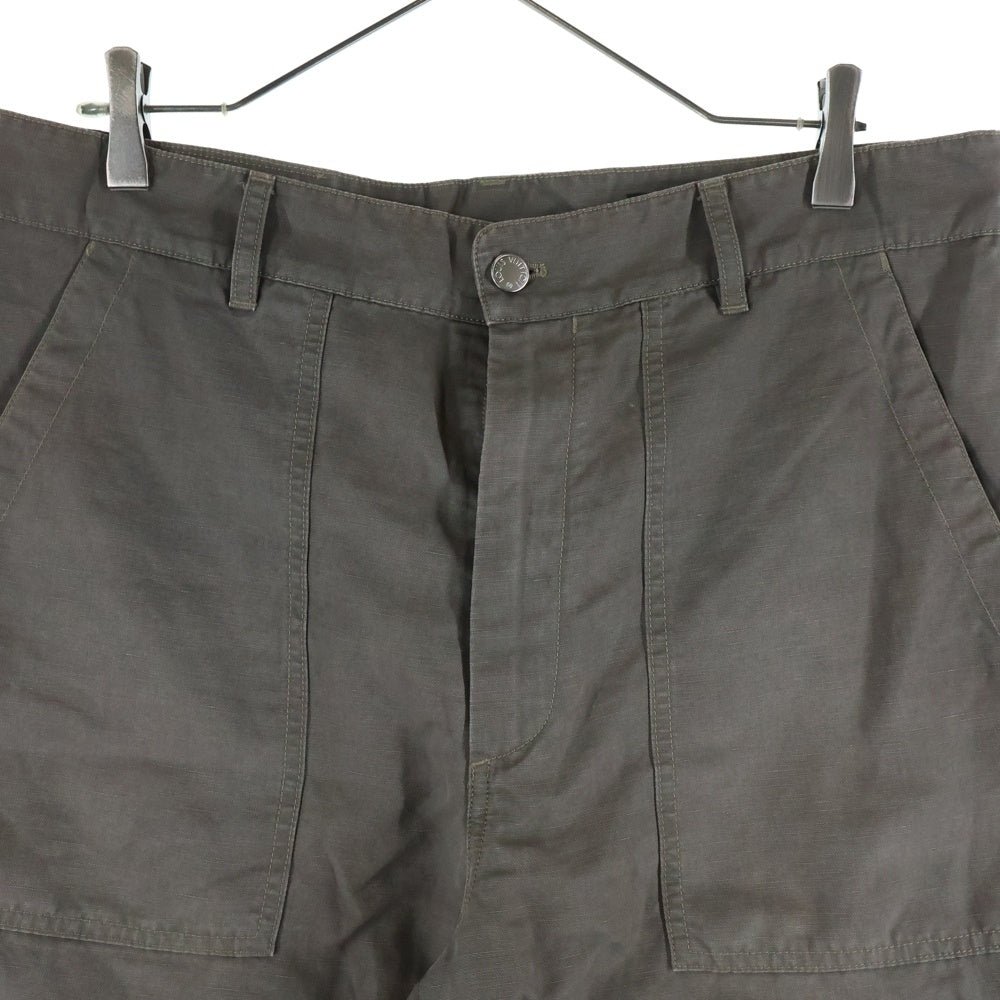 LOUIS VUITTON(ルイヴィトン) 10SS パンチング レザーパッチ ジップフライ ショーツ ハーフパンツ カーキ RM101M MQPA31BCQ