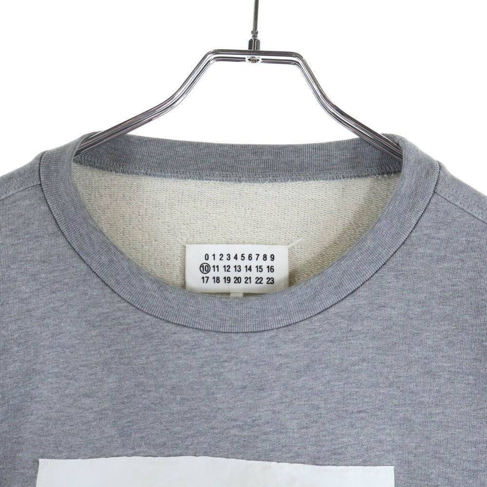 Maison Margiela 10(メゾンマルジェラ10) 19AW クルーネック スウェットトレーナー グレー S50GU0098