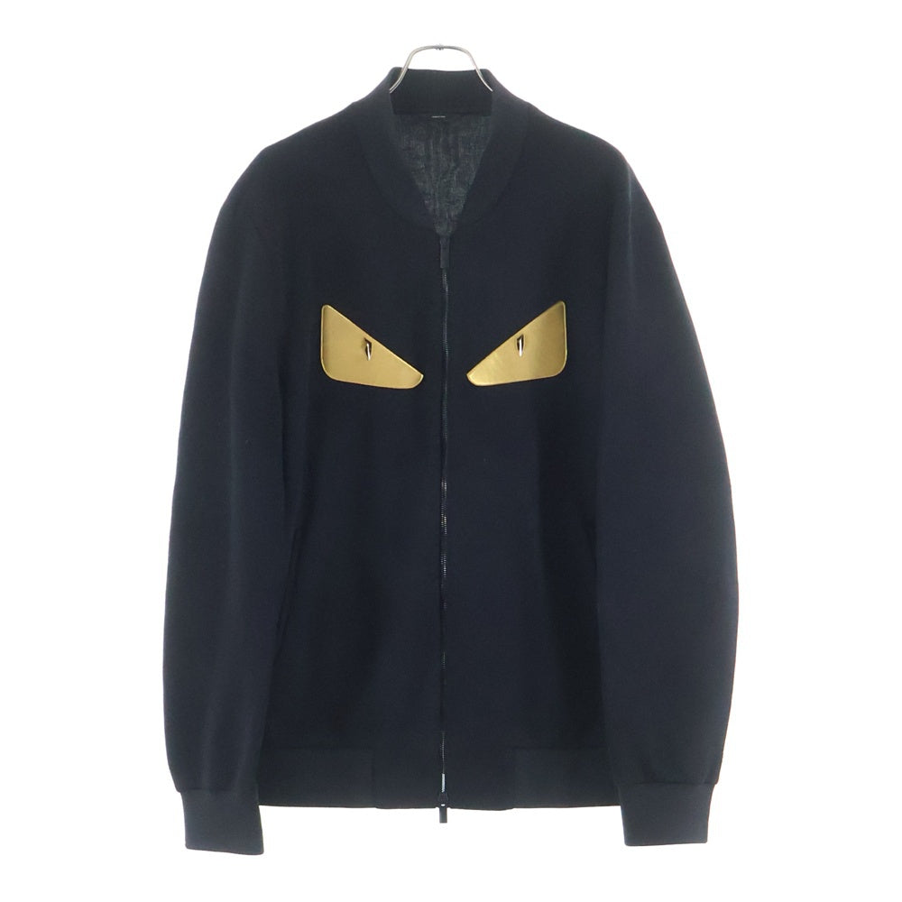 FENDI(フェンディ) Monster Eyes Bomber Jacket In バグズアイ ボンバージャケット ブラック FW0833 A3LU