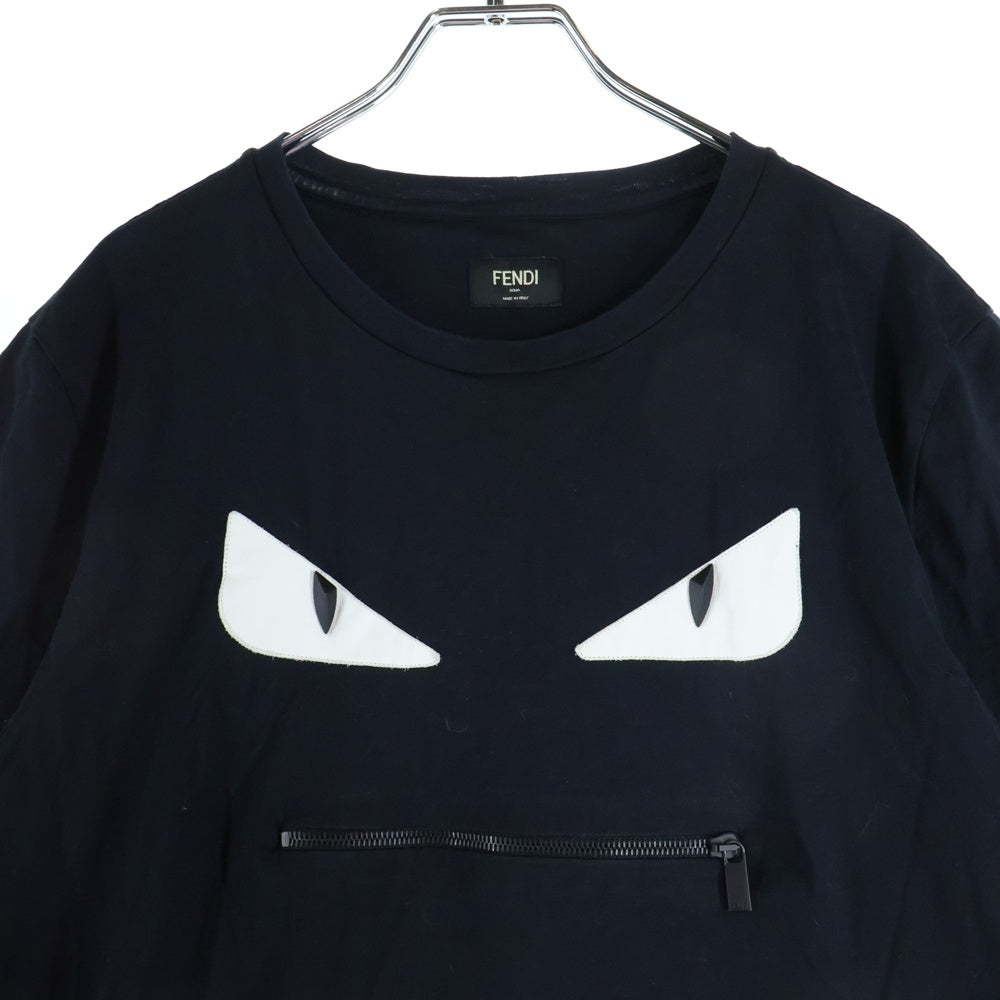 FENDI(フェンディ) Bugs Eye S/S Tee バグズアイ 半袖Tシャツ ブラック FY0910 A4PZ