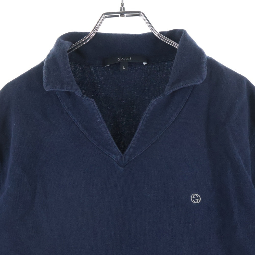 GUCCI(グッチ) インターロッキングG 半袖ポロシャツ ネイビー 313989 X3889