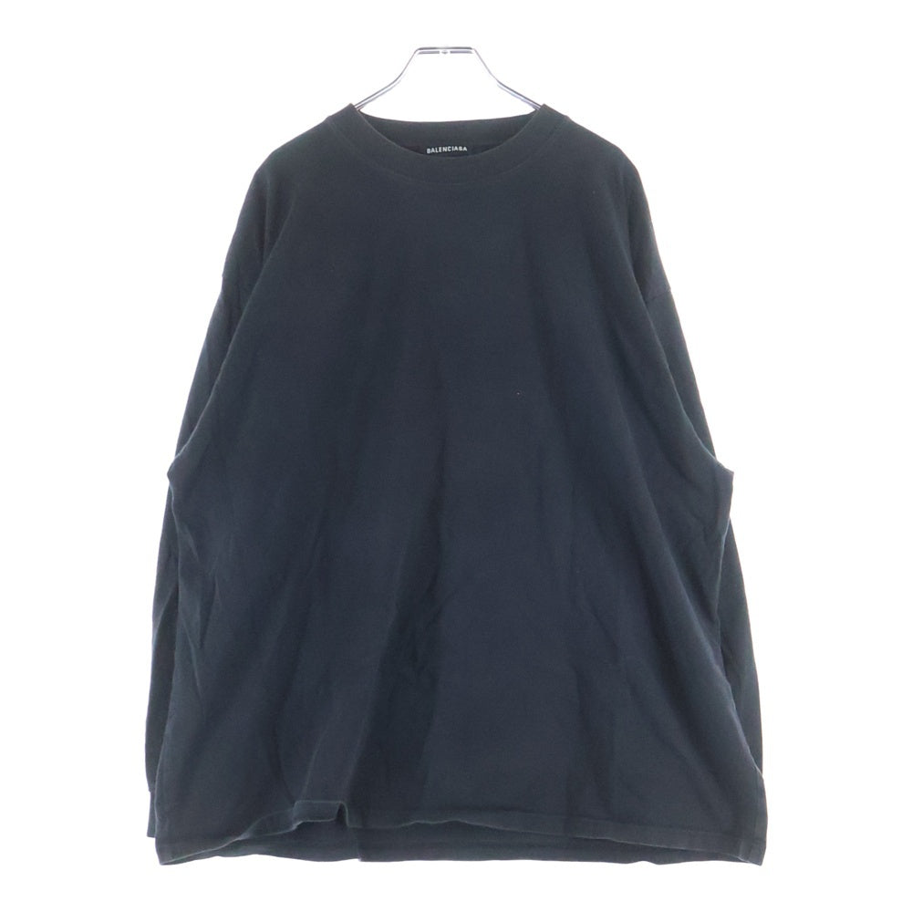BALENCIAGA(バレンシアガ) Commitment L/S Tee コミットメント 長袖Tシャツ ロンT ブラック 532572 TAV04