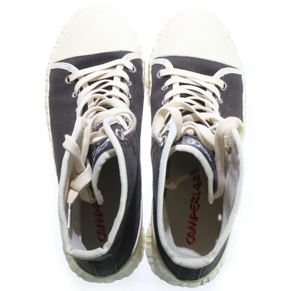CAMPER(カンペール) キャンバス ハイカットスニーカーシューズ ブラック/ホワイト A700002-001