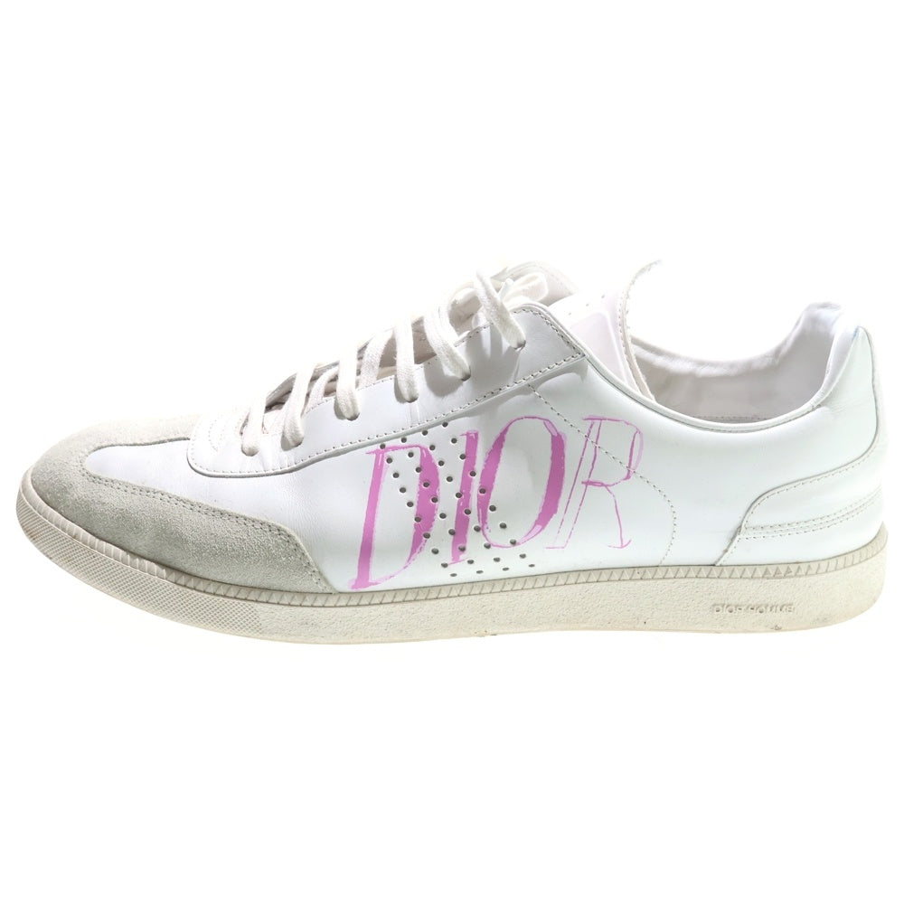 DIOR ディオール ×Alex Foxton B01 アレックス フォストン レザーローカットスニーカーシューズ ホワイト DIOR(ディオール) ×Alex Foxton B01 アレックス フォストン レザー