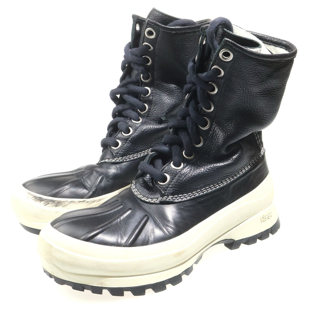 JIL SANDER(ジルサンダー) トゥバンパープラットフォーム チャンキーブーツ ブラック