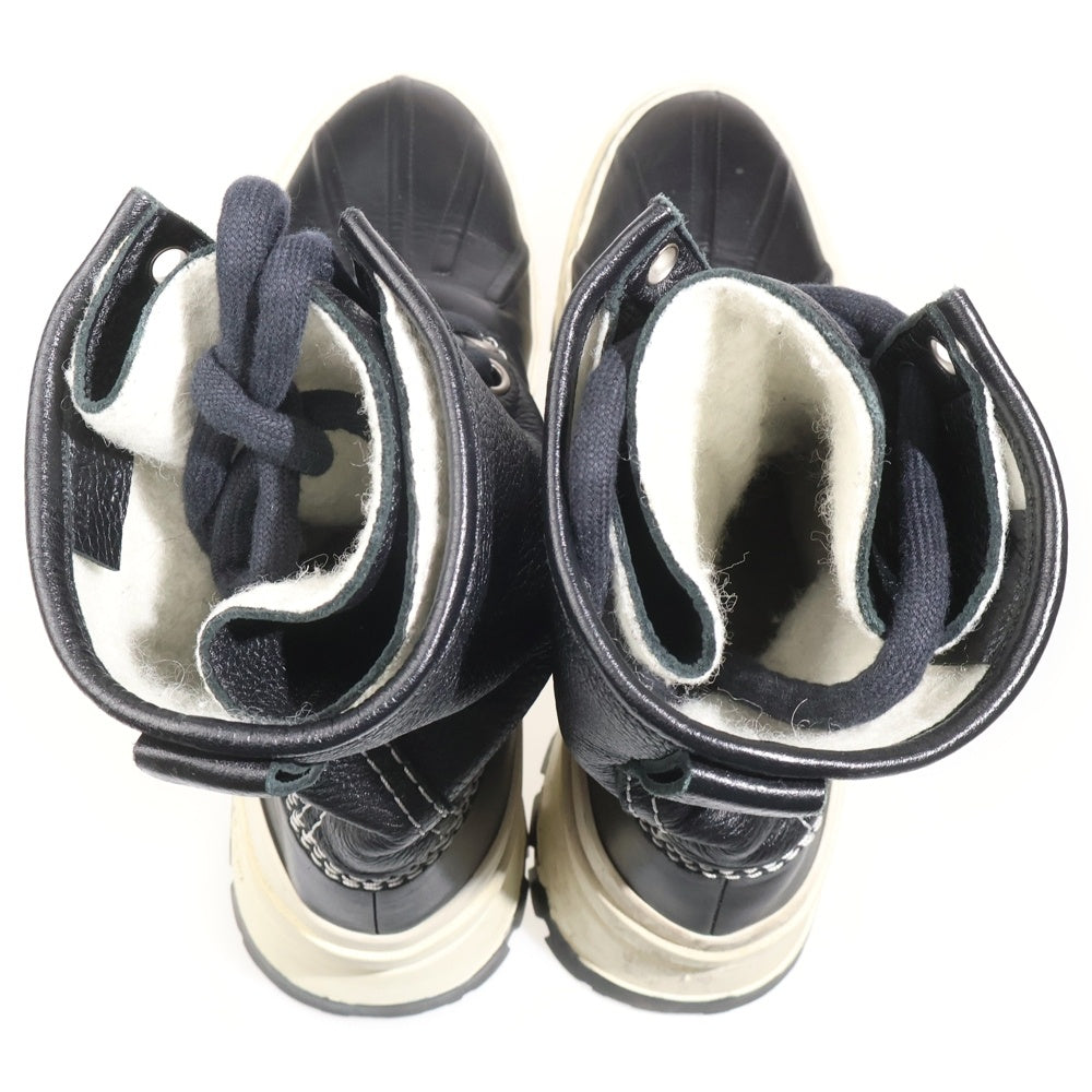 JIL SANDER(ジルサンダー) トゥバンパープラットフォーム チャンキーブーツ ブラック