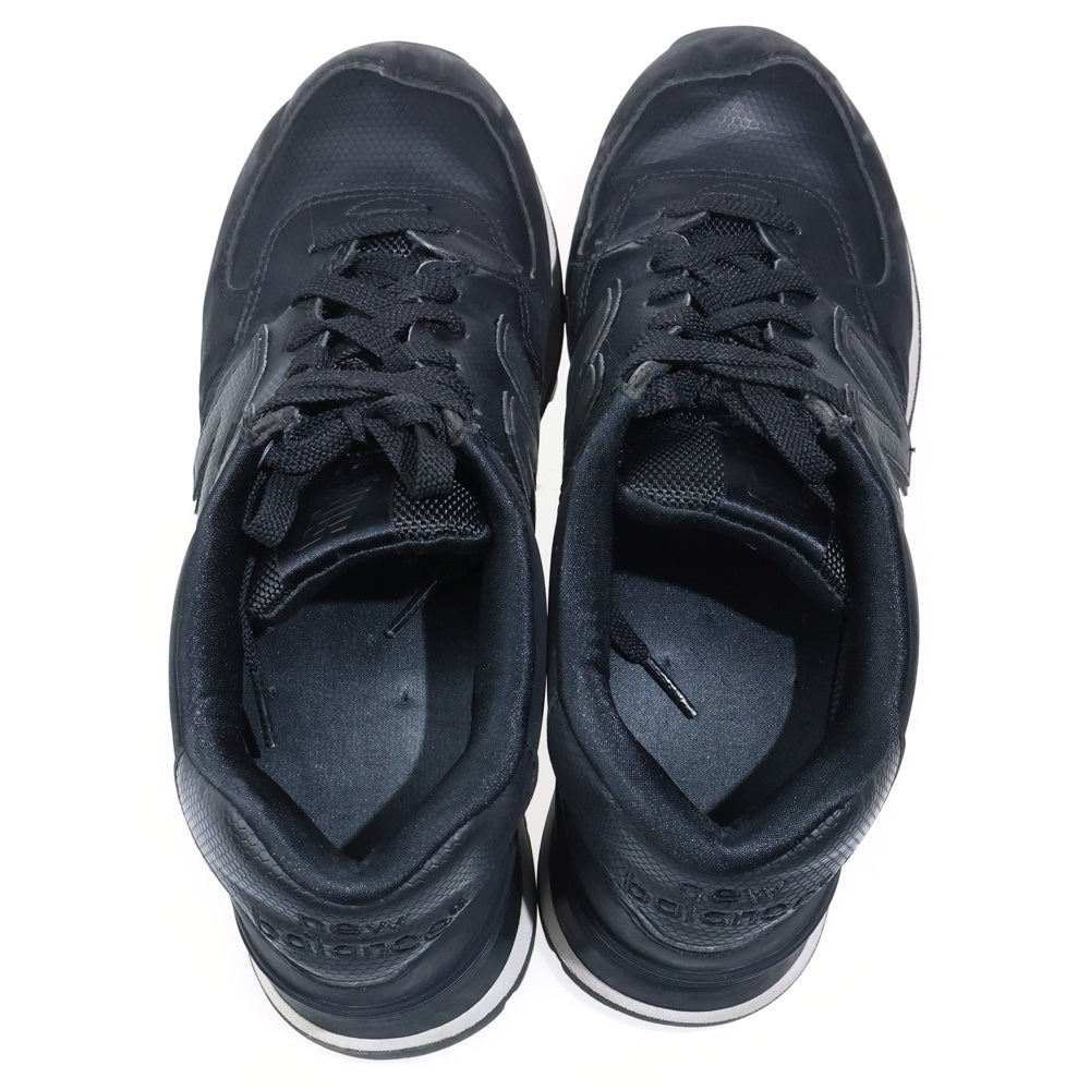 New Balance(ニューバランス) ML574K レザー ローカットスニーカー ブラック US9/27cm