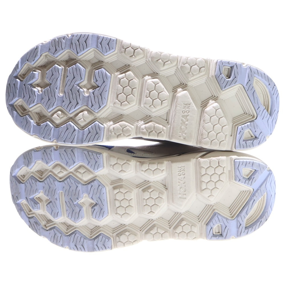 HOKA ONE ONE(ホカオネオネ) CLIFTON L SUEDE クリフトン スエード ローカットスニーカー ベージュ/ブルー US8.5/26.5cm 112571