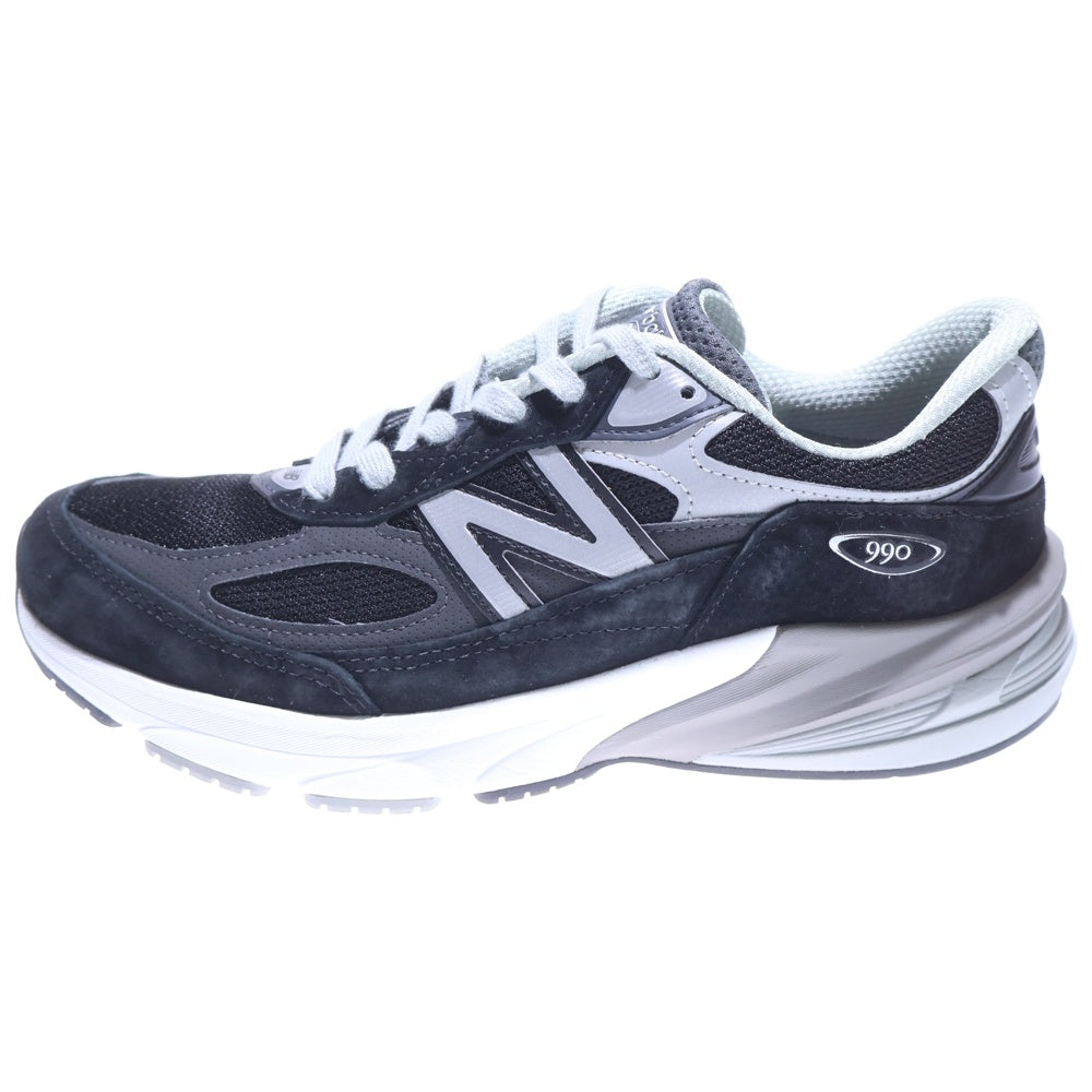 New Balance(ニューバランス) M990BK6 スエードメッシュ ローカットスニーカー ブラック US8/26cm