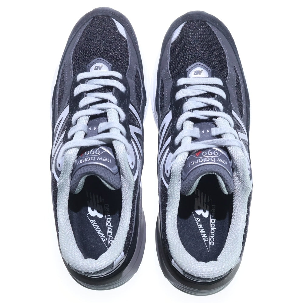 New Balance(ニューバランス) M990BK6 スエードメッシュ ローカットスニーカー ブラック US8/26cm