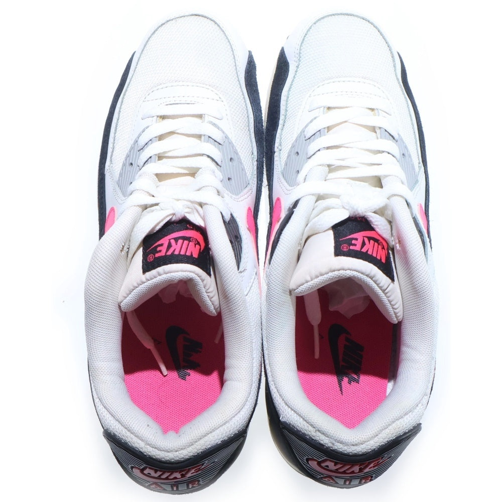 NIKE(ナイキ) AIR MAX 90 ESSENTIAL エアマックス90 エッセンシャル ローカットスニーカー ホワイト/ピンク US9/27cm 537384-120