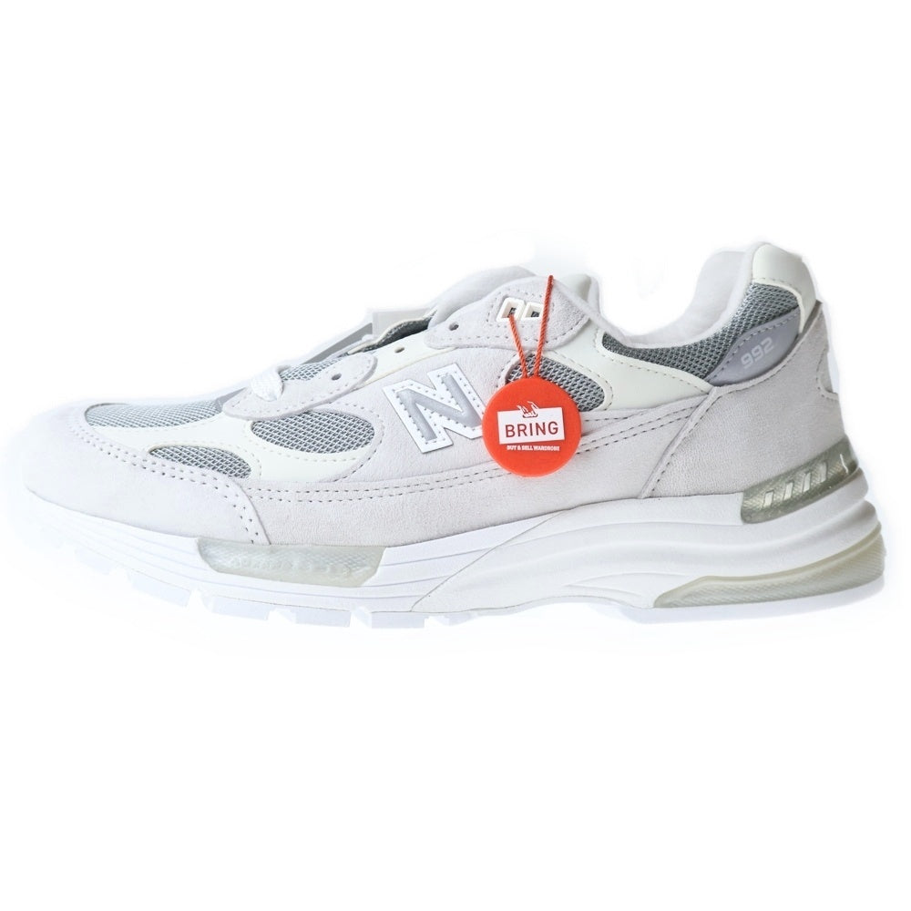 New Balance(ニューバランス) U992NC スエードメッシュ ローカットスニーカー ホワイト/グレー US8.5/26.5cm