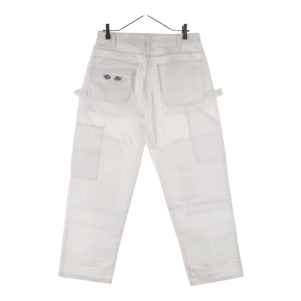 Dickies(ディッキーズ) ×Henrys PIZZA ヘンリーズピザ ダブルニー ワークパンツ ホワイト 4222-4991
