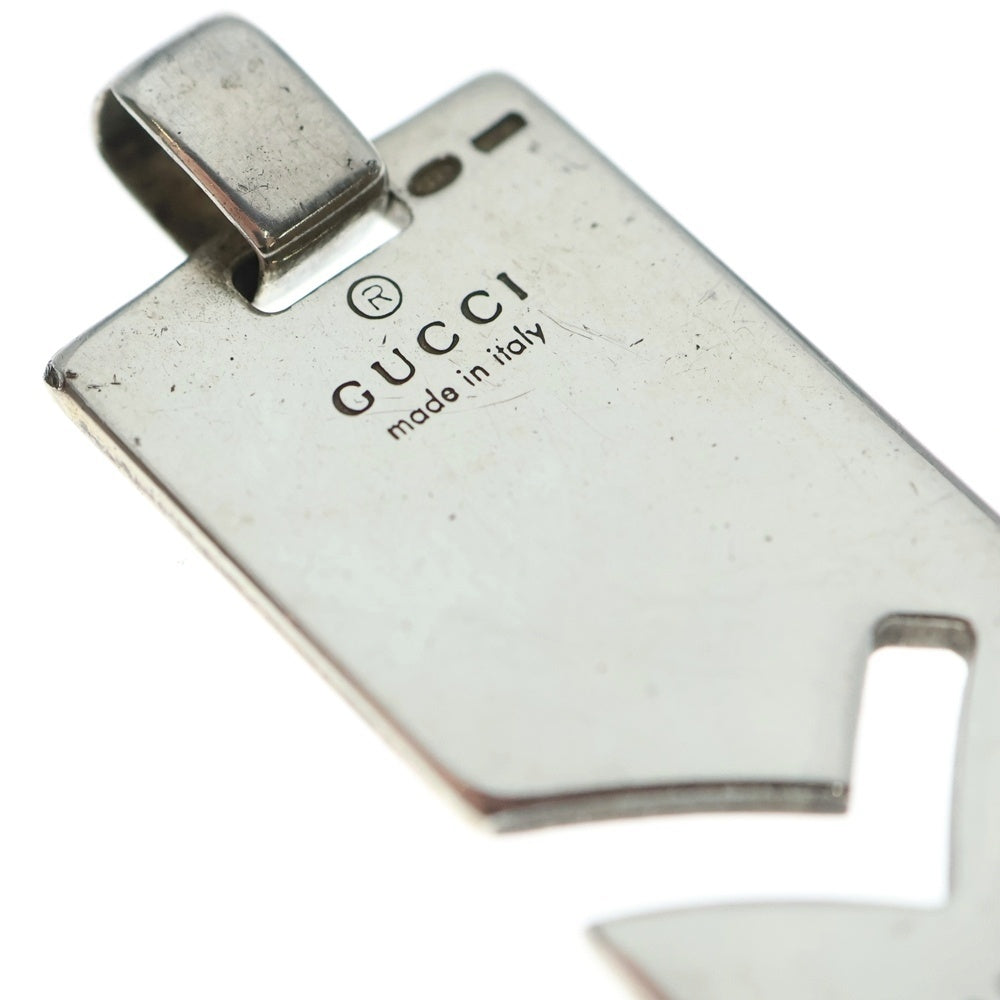 GUCCI(グッチ) ARIES アリエス プレート ネックレストップ シルバー レディース