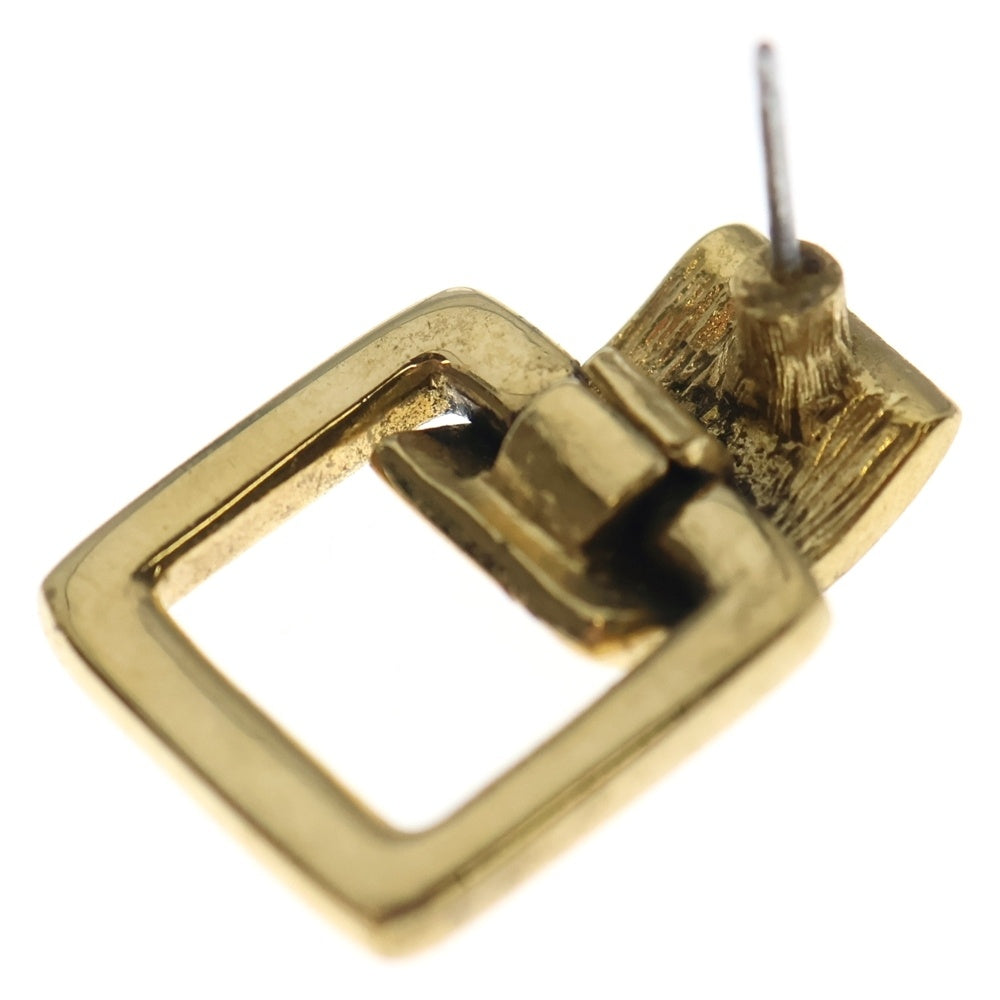 GIVENCHY(ジバンシィ) 両耳用 スクエア イヤリング ピアス ゴールド レディース