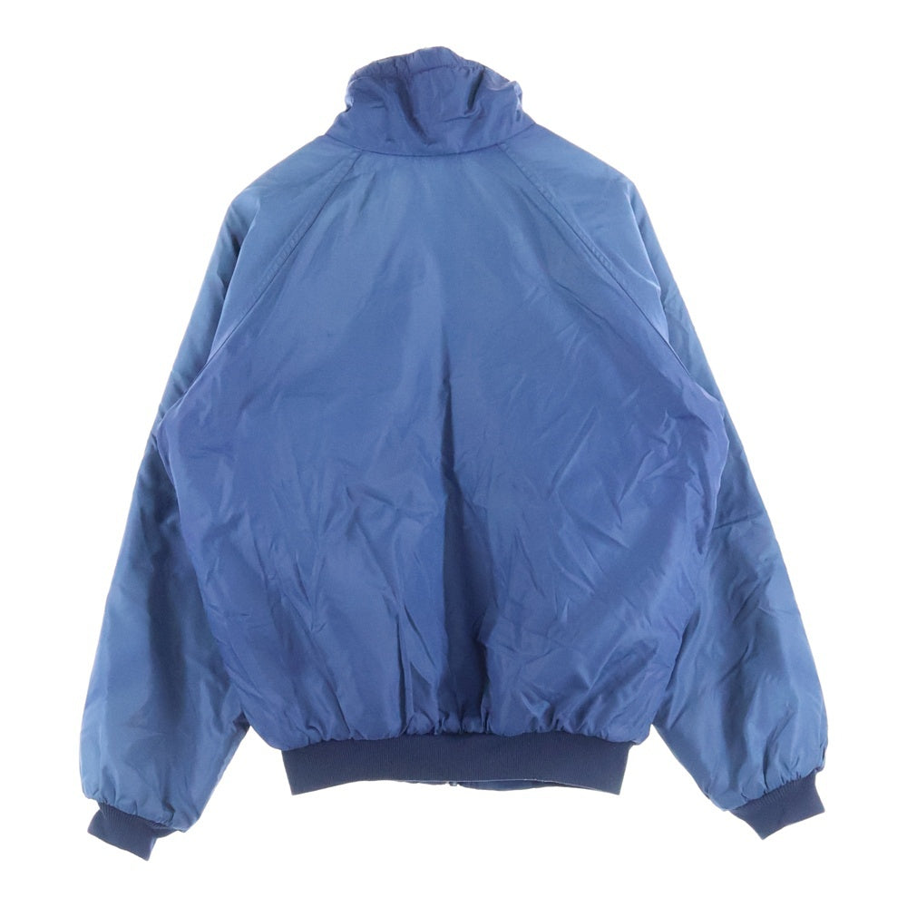 PATAGONIA(パタゴニア) 80S VINTAGE NYLON BOMBER JACKET デカタグ ライナーフリース ナイロン ボンバージャケット ブルー