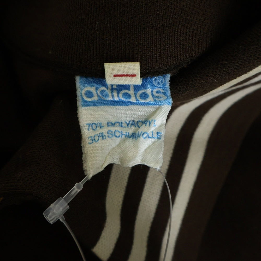 adidas(アディダス) 70S VINTAGE ヴィンテージ トレフォイルロゴ刺繍 トラックジャケット ブラウン