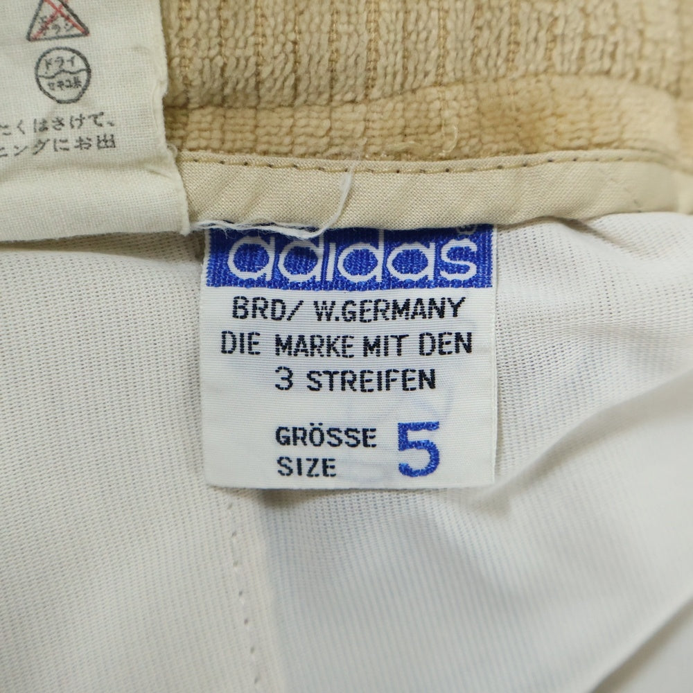 adidas(アディダス) 60-70S VINTAGE ヴィンテージ コーデュロイ トラックパンツ ベージュ