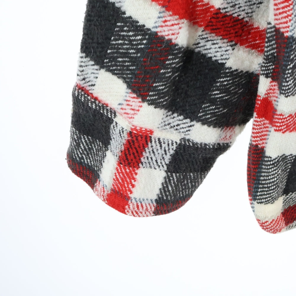 VINTAGE(ヴィンテージ) 40S SUN VALLEY PLAID FLANNEL SHIRT サンバレー マチ付き フランネルチェック 長袖シャツ ホワイト/レッド/ブラック