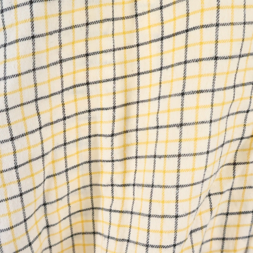 VINTAGE(ヴィンテージ) 60S VINTAGE Bloomingdale's ブルーミングテールズ ガンクラブチェック 長袖シャツ アイボリー/イエロー