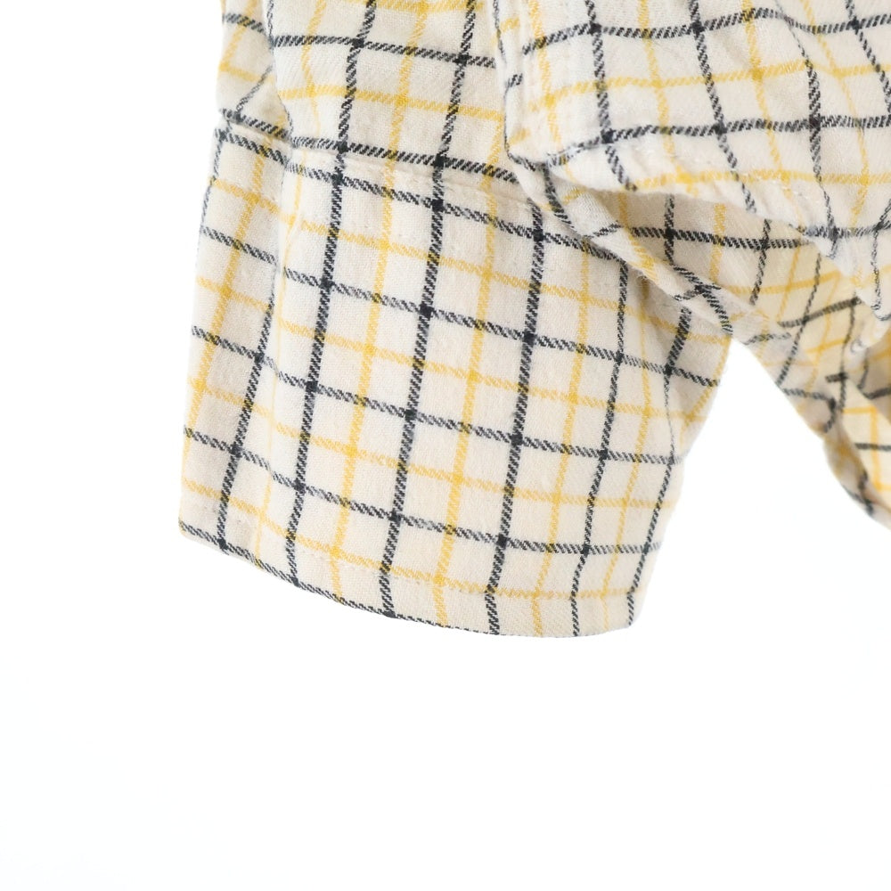 VINTAGE(ヴィンテージ) 60S VINTAGE Bloomingdale's ブルーミングテールズ ガンクラブチェック 長袖シャツ アイボリー/イエロー