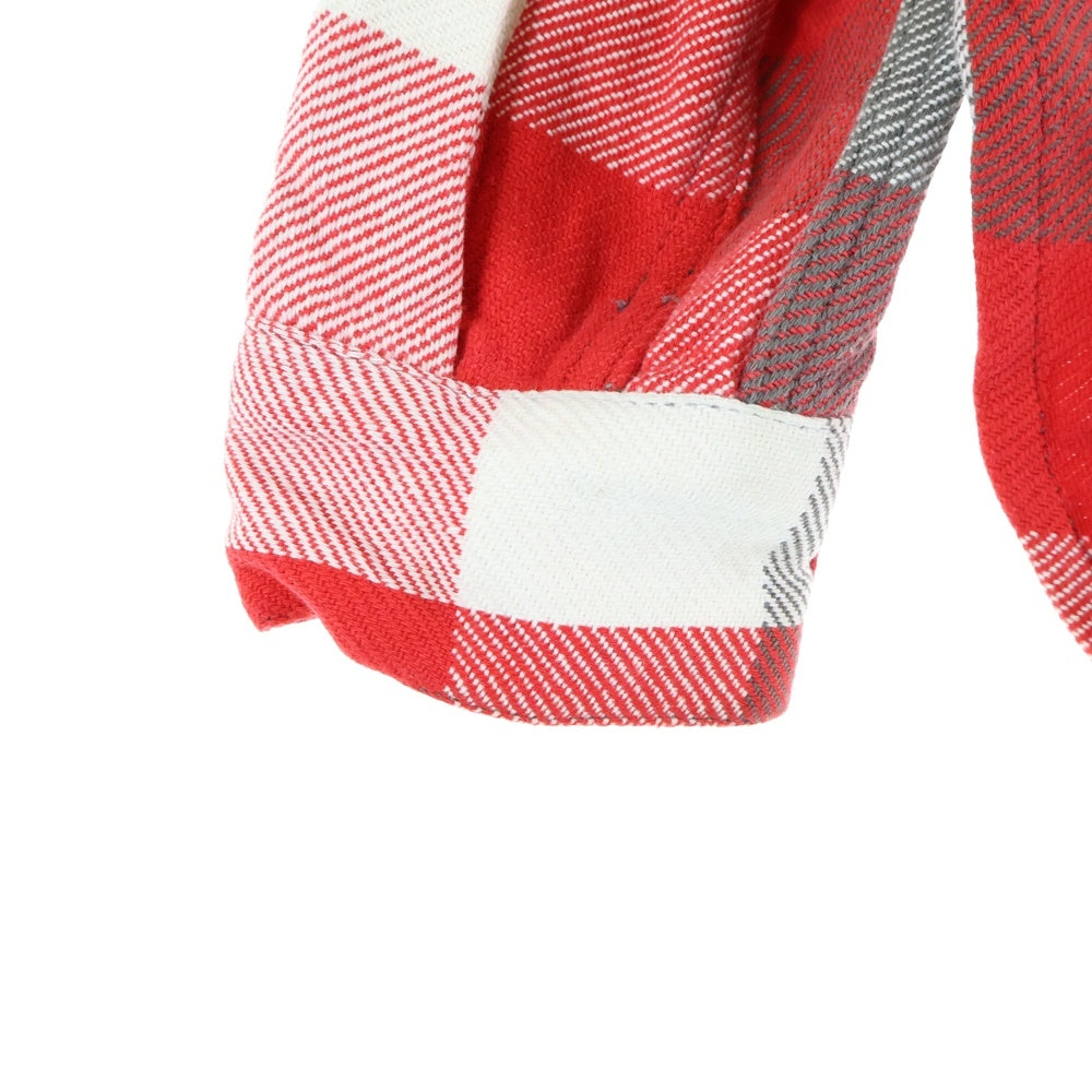 VINTAGE(ヴィンテージ) 50-60S VINTAGE MOHAWK PLAID FLANNEL SHIRT マチ付き チェック 長袖シャツ レッド/ホワイト