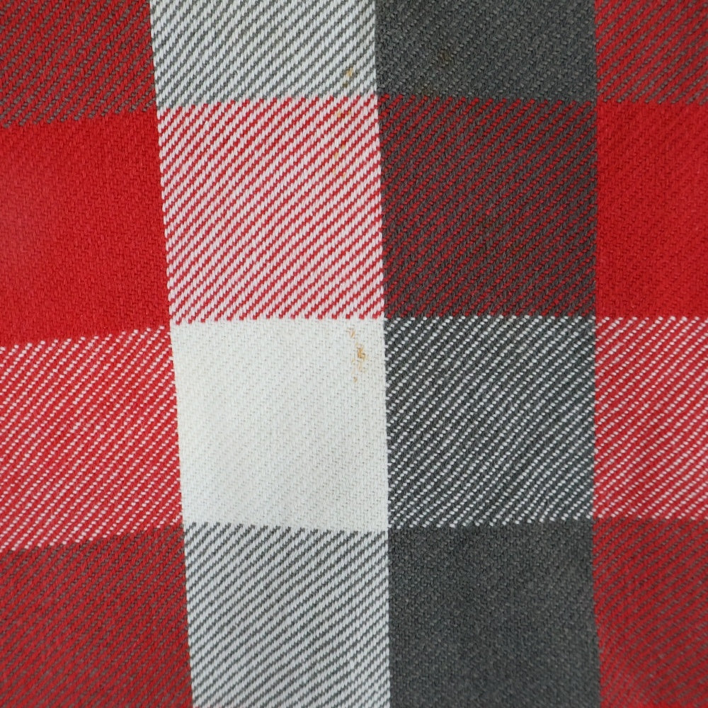 VINTAGE(ヴィンテージ) 50-60S VINTAGE MOHAWK PLAID FLANNEL SHIRT マチ付き チェック 長袖シャツ レッド/ホワイト