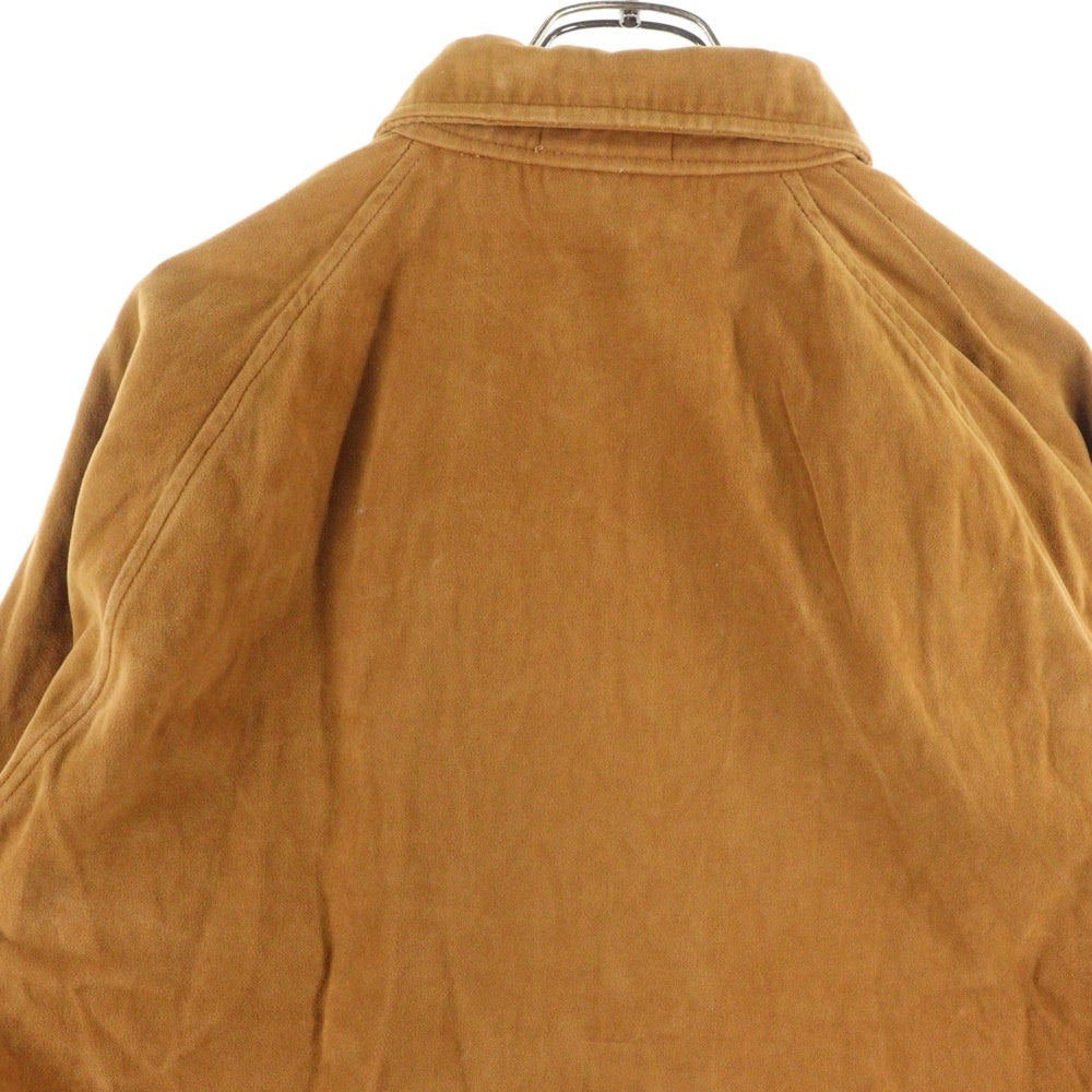L.L.Bean(エルエルビーン) 50S VINTAGE ヴィンテージ チンストラップ モールスキン ハーフジップ プルオーバー 長袖シャツ ブラウン
