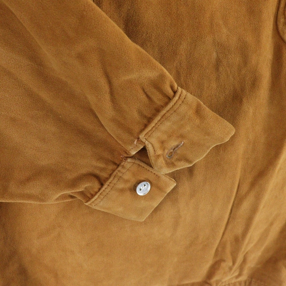 L.L.Bean(エルエルビーン) 50S VINTAGE ヴィンテージ チンストラップ モールスキン ハーフジップ プルオーバー 長袖シャツ ブラウン