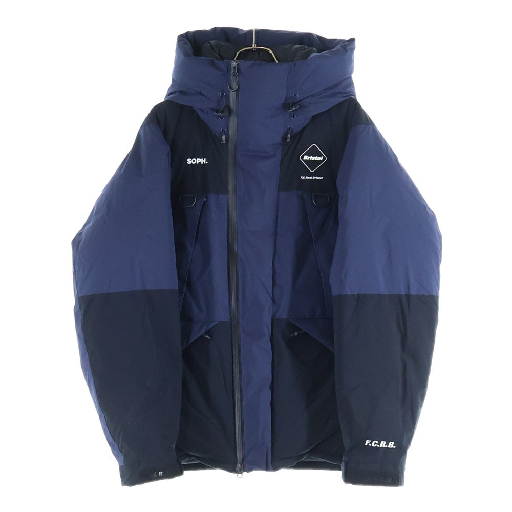 F.C.R.B./F.C.Real Bristol/FCRB(エフシーアールビー/エフシーレアルブリストル) 20AW DOWN BENCH PARKA ナイロン ベンチパーカー ダウンジャケット ネイビー FCRB-202037