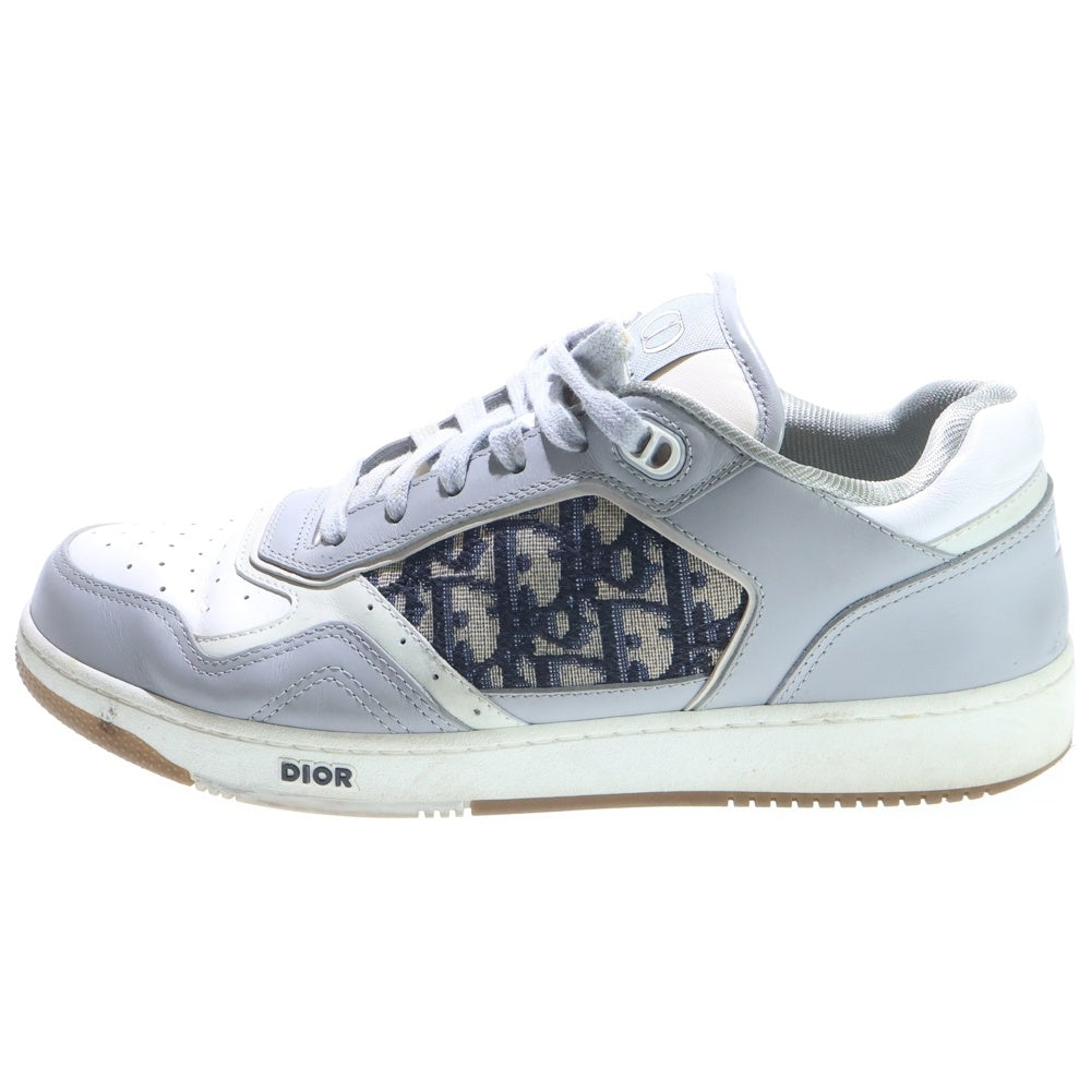 【限定値下げ】ディオール ローカットスニーカー B27 オブリーク グレー DIOR(ディオール) B27 オブリーク レザー ローカットスニーカー