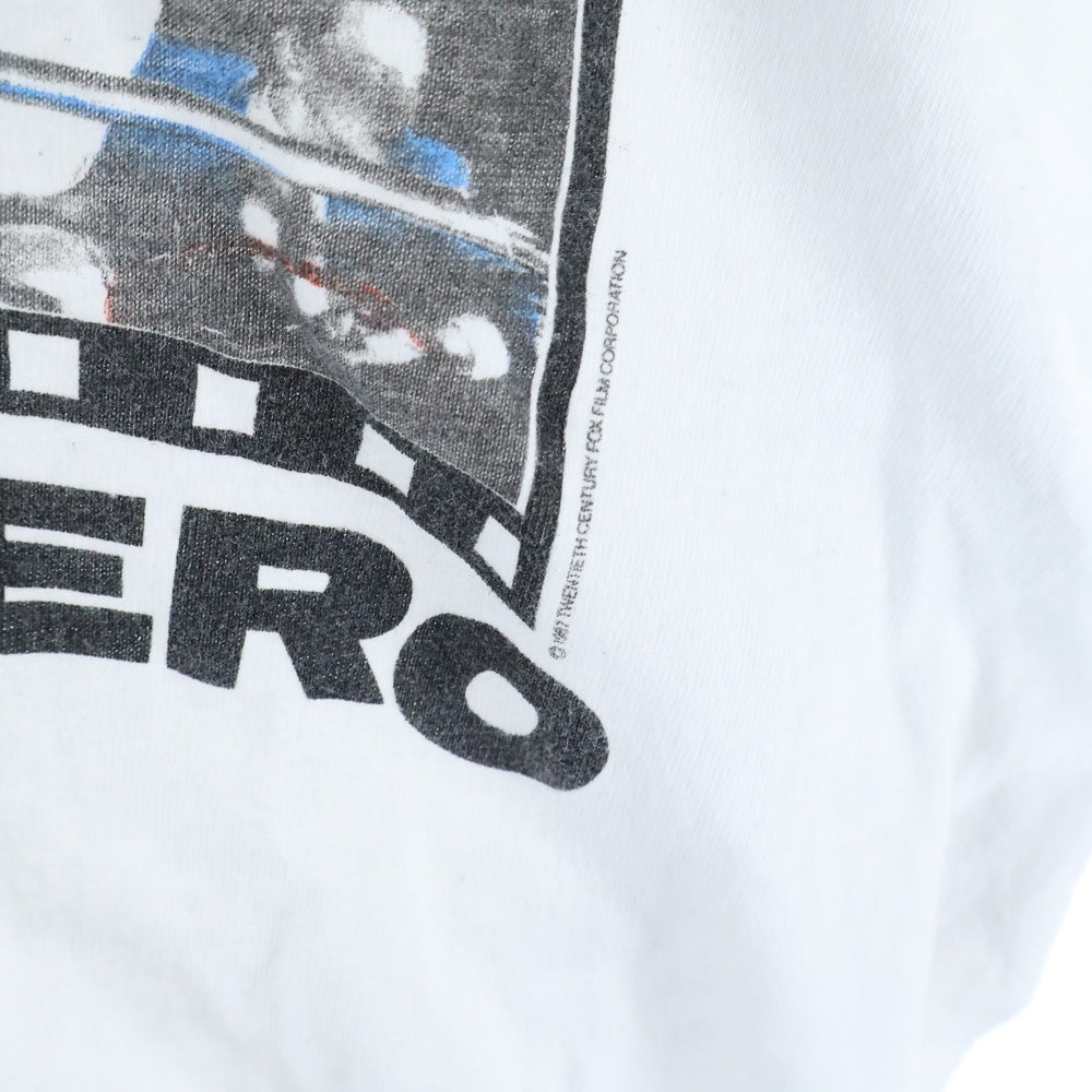 VINTAGE(ヴィンテージ) 80S LESS THAN ZERO ヴィンテージ レス サン ゼロ ムービー フォトプリント クルーネック 半袖 Tシャツ カットソー ホワイト