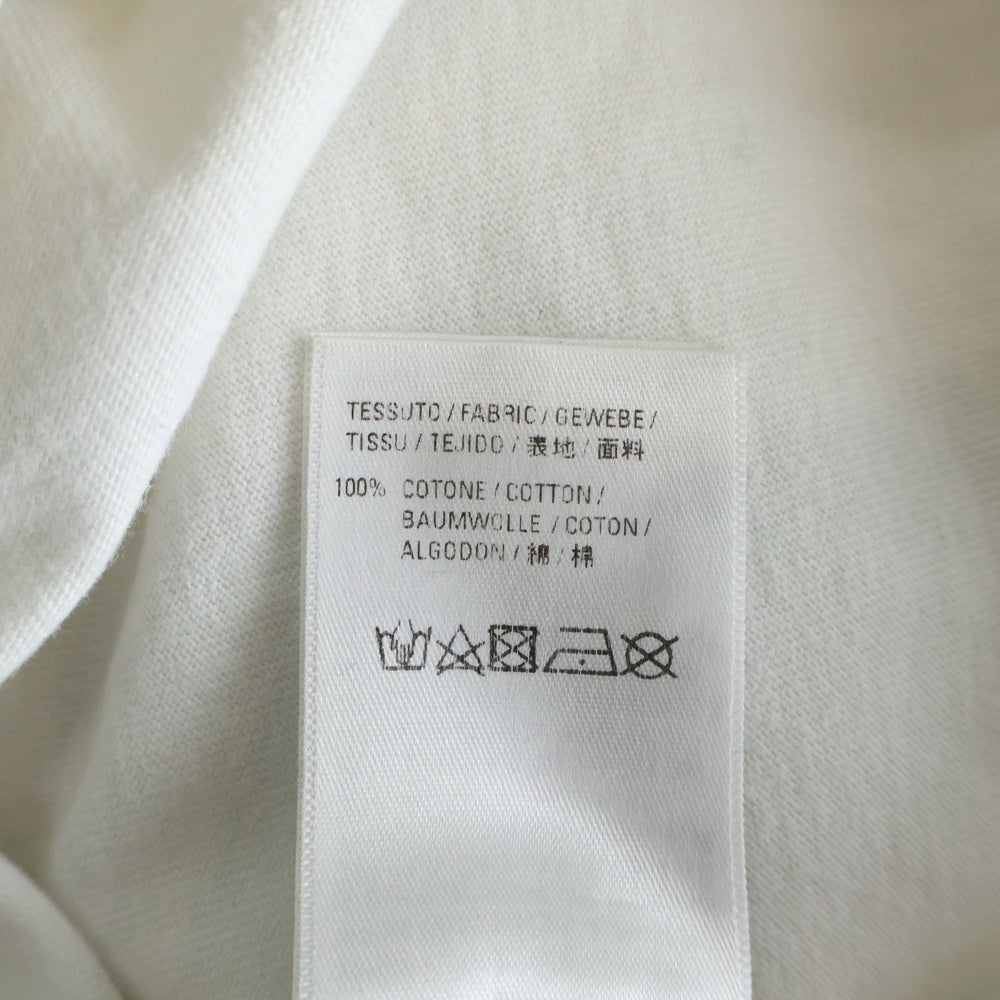 BALENCIAGA(バレンシアガ) 20AW LOGO MIDIUM FIT TEE ロゴプリント クルーネック半袖Tシャツ カットソー ホワイト 612966 TIV54