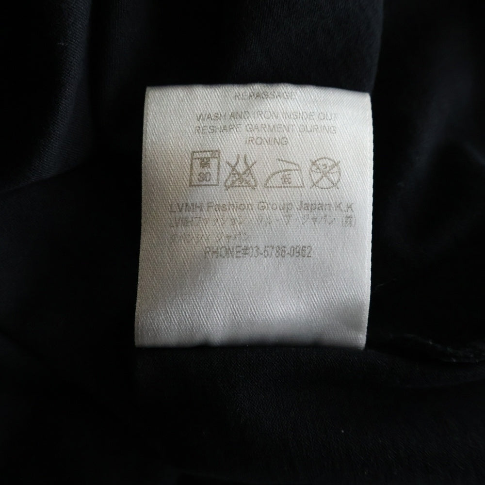 GIVENCHY(ジバンシィ) フロントロゴプリント クルーネック半袖Tシャツ カットソー ブラック BM70BZ3002